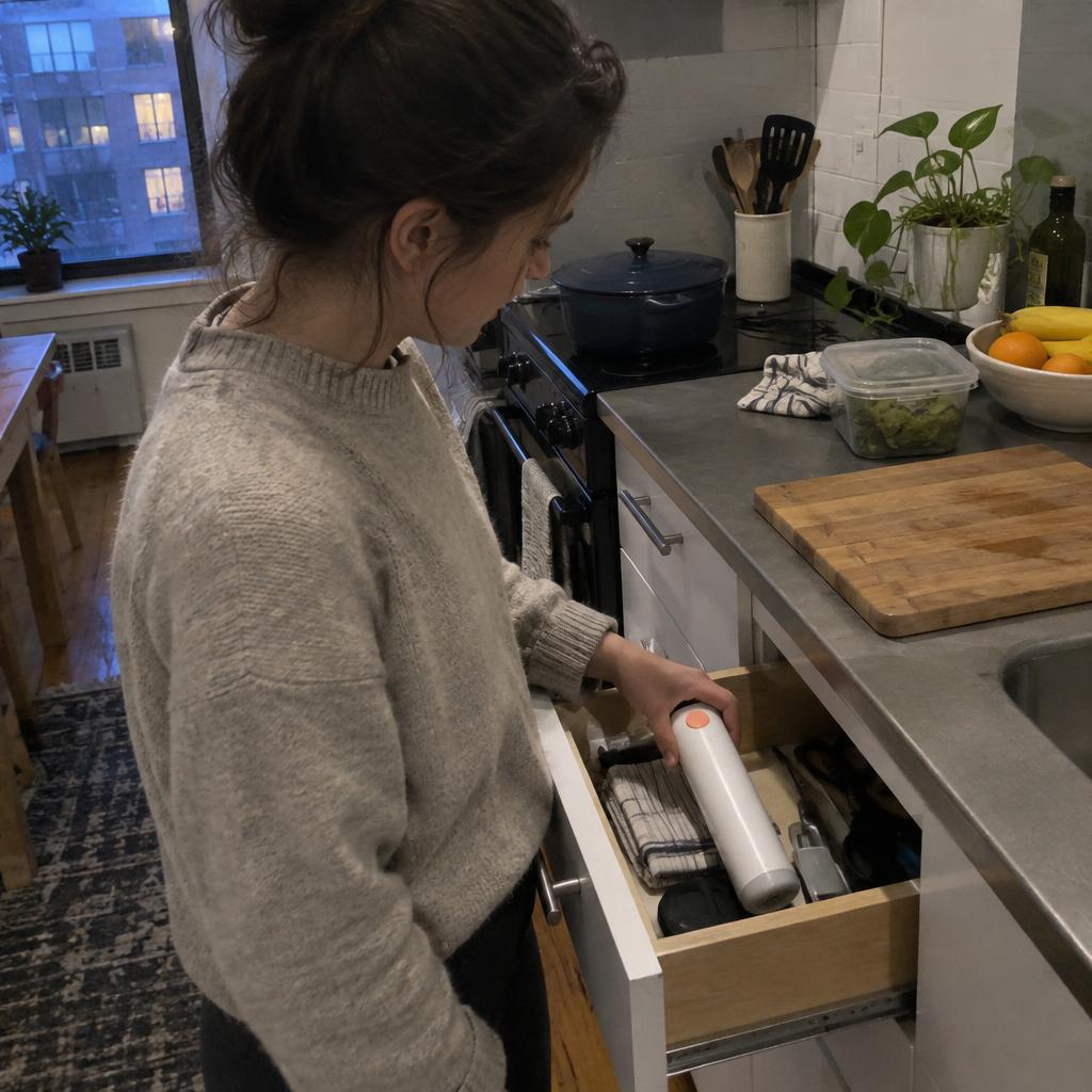 AI-generated kitchen scene: Small-kitchen cook